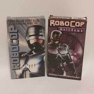 ROBOCOP VHS BUNDLE RoboCop and RoboCop Meltdown
